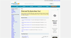 Desktop Screenshot of gymsearch.net