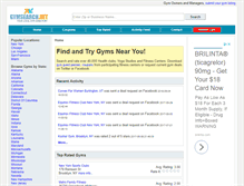 Tablet Screenshot of gymsearch.net